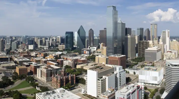 A local view of Dallas, TX