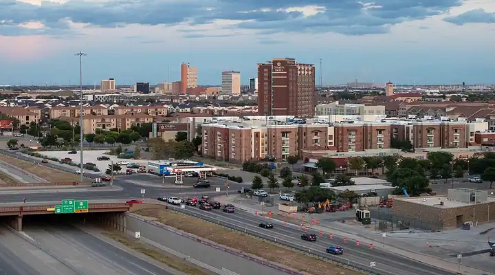 A local view of Lubbock, TX