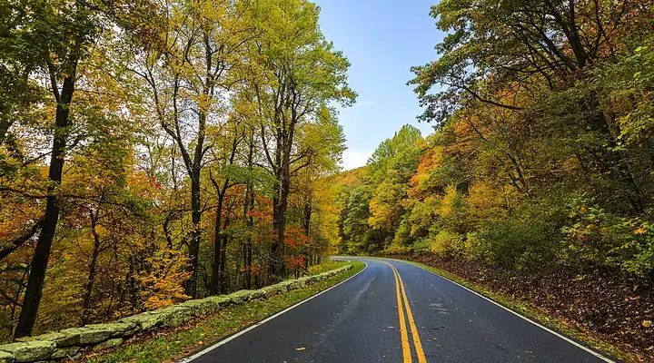 A view of Shenandoah National Park in Virginia
