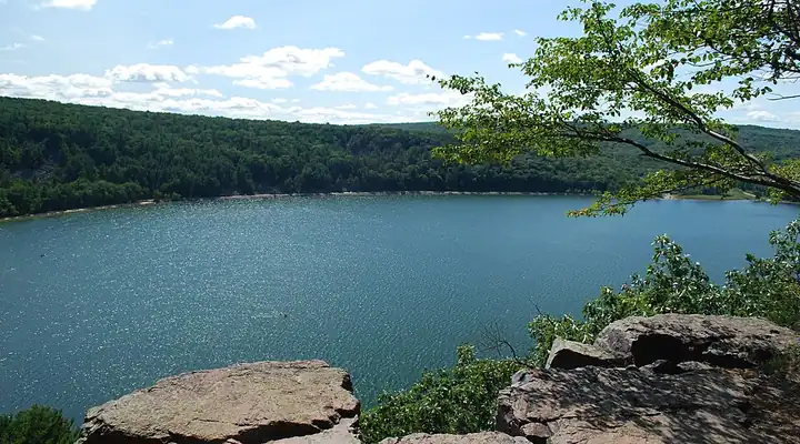 A view of Devil's Lake State Park (Wisconsin) in Wisconsin