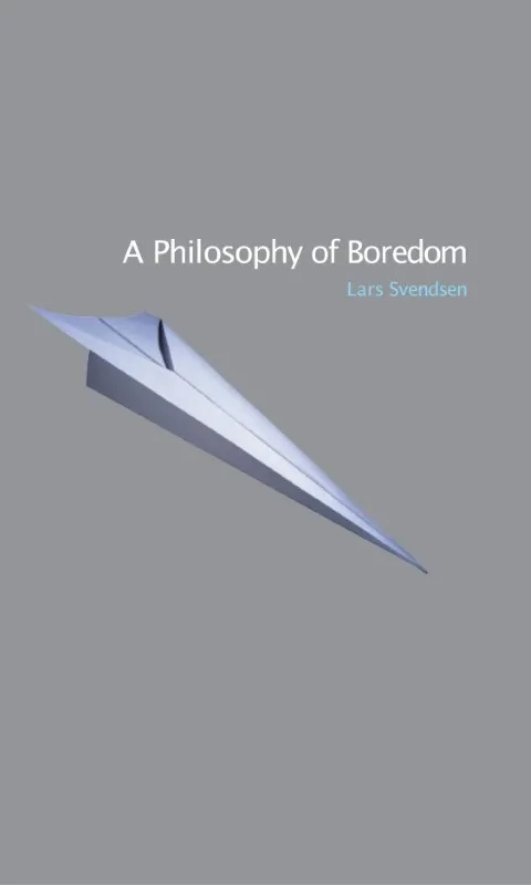 Book cover: A Philosophy of Boredom